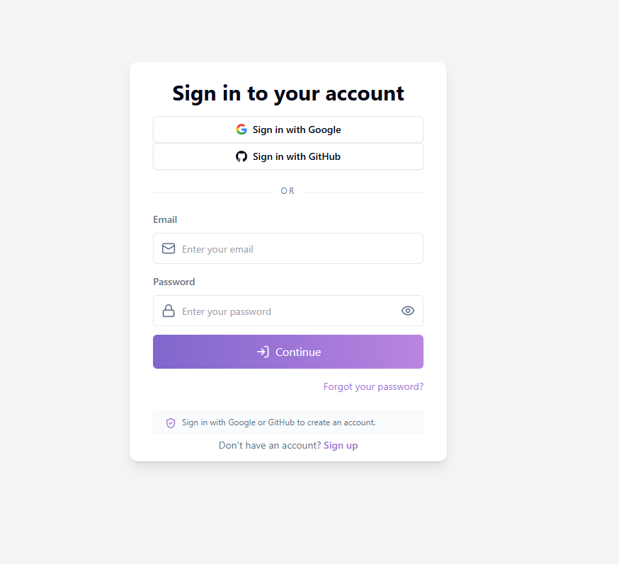 HtmlDrag Sign In Page