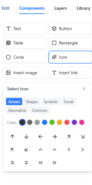 Components Tab Panel